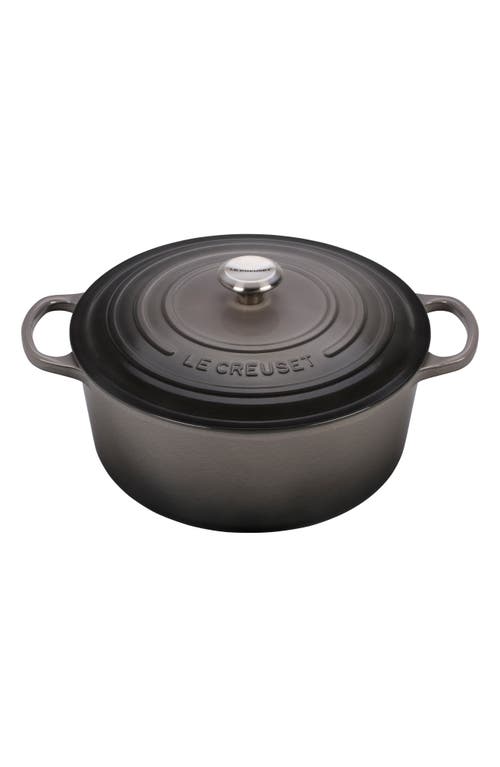Le Creuset Signature 9-Quart Round Enamel Cast Iron Dutch Oven in Oyster at Nordstrom