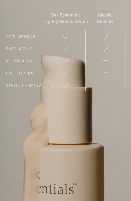 Oak Essentials Nightly Retinol Serum In No Color