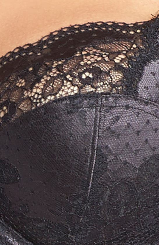 Panache 'clara' Underwire Full Cup Bra In Charcoal Black
