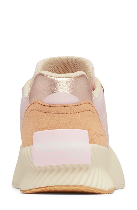 Shop Sorel Ona Blvd Waterproof Platform Sneaker In Honest Beige/ Whitened Pink