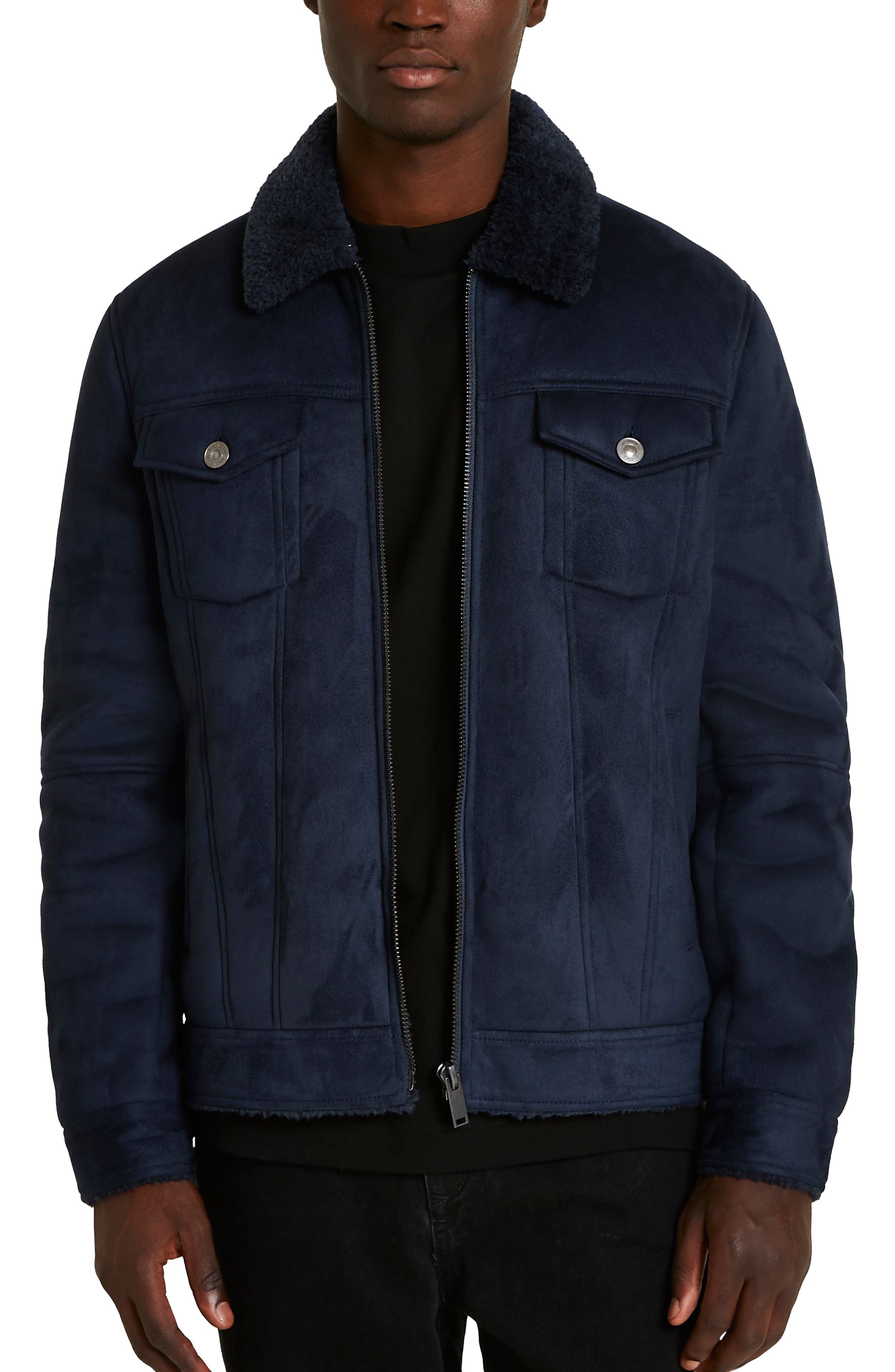 navy borg jacket