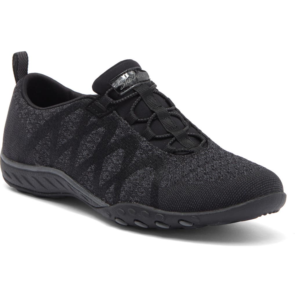 Skechers Fortune Womens Trainers Lifestyle Walking Shoes In Black
