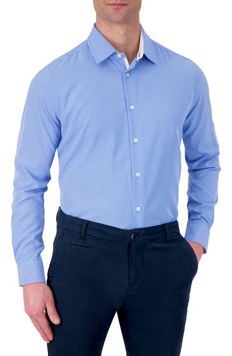 Slim-Fit Pro Signature Performance Dress Shirt for Men