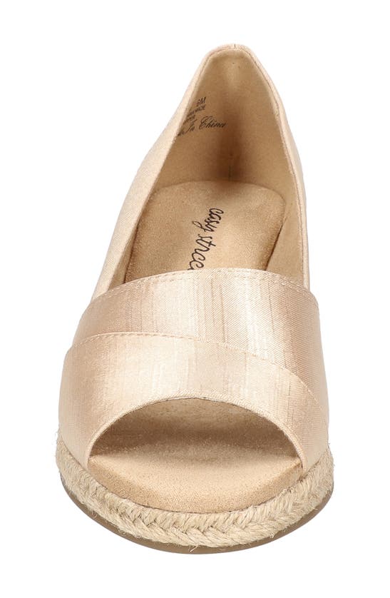 EASY STREET EASY STREET JASPER ESPADRILLE WEDGE PUMP