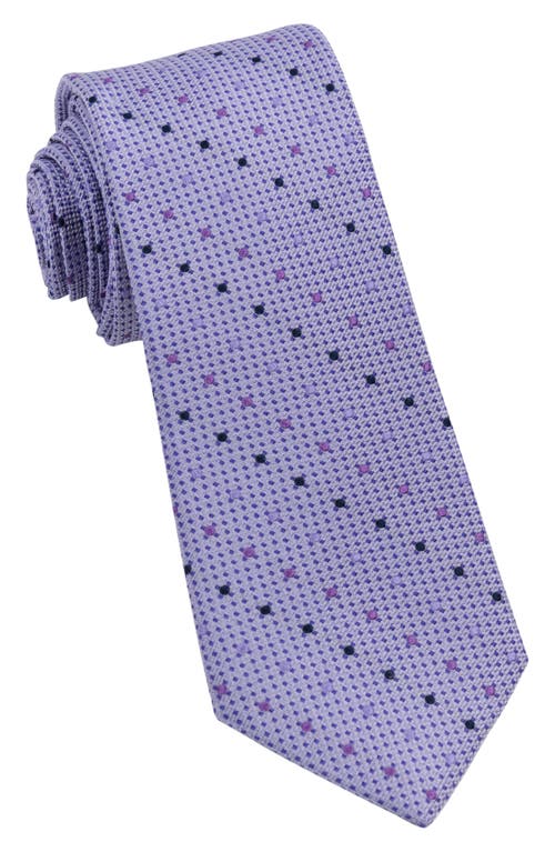 W. R.K Multi Dot Silk Tie in Lilac
