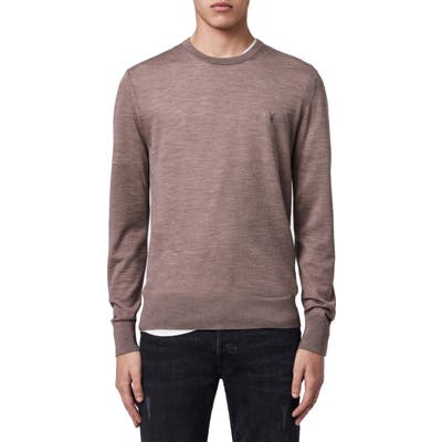 Allsaints Mode Slim Fit Merino Wool Sweater, Beige