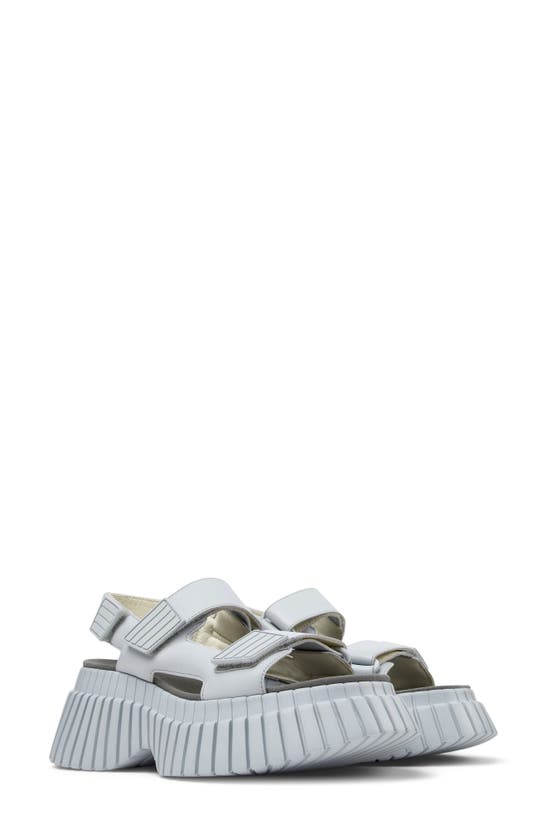 Shop Camper Bcn Sandal In Light Pastel Grey