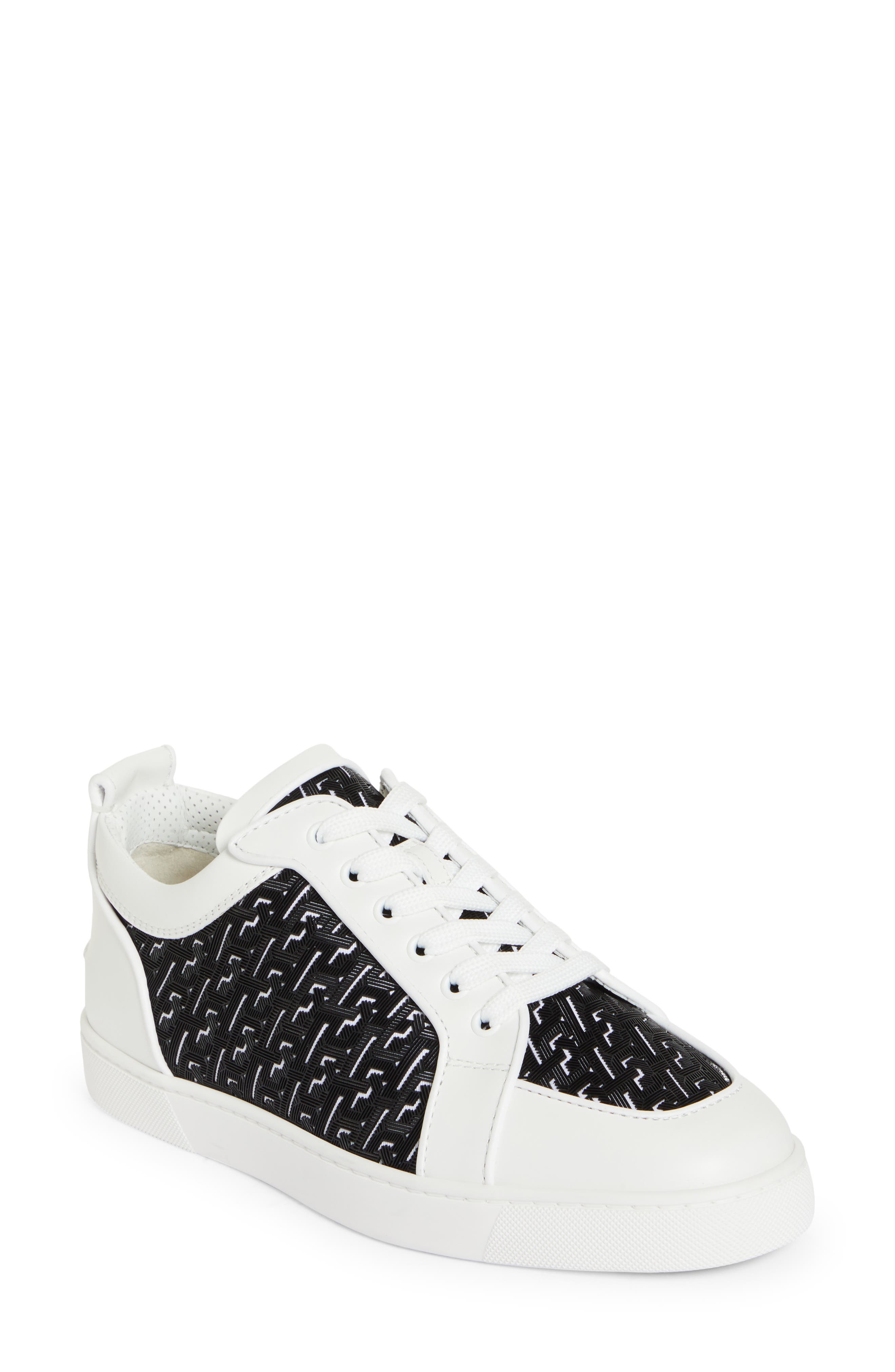 Christian Louboutin Rantulow Orlando Mixed Media Sneaker in Wh51