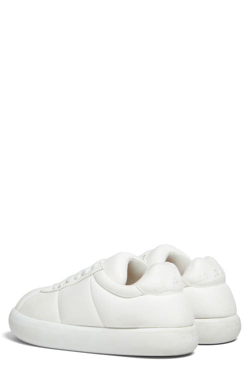 Shop Marni Puff Sneaker In White