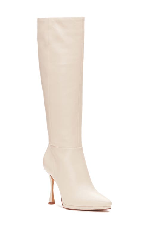 Vince Camuto Peviolia Pointed Toe Boot Creamy White at Nordstrom,