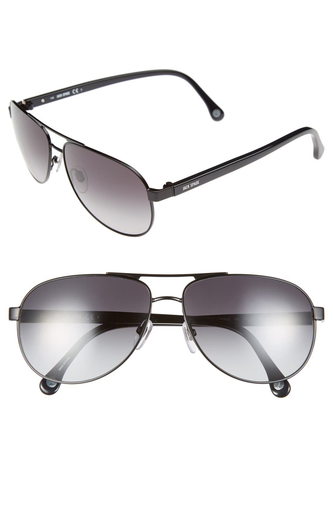 Jack Spade 'Morton' 60mm Aviator Sunglasses Nordstrom