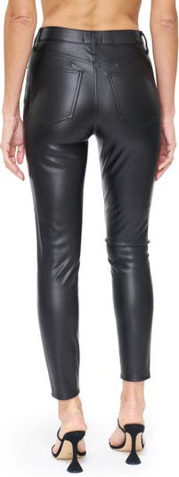 90 DEGREE BY REFLEX Interlink High Waist Faux Leather Ankle