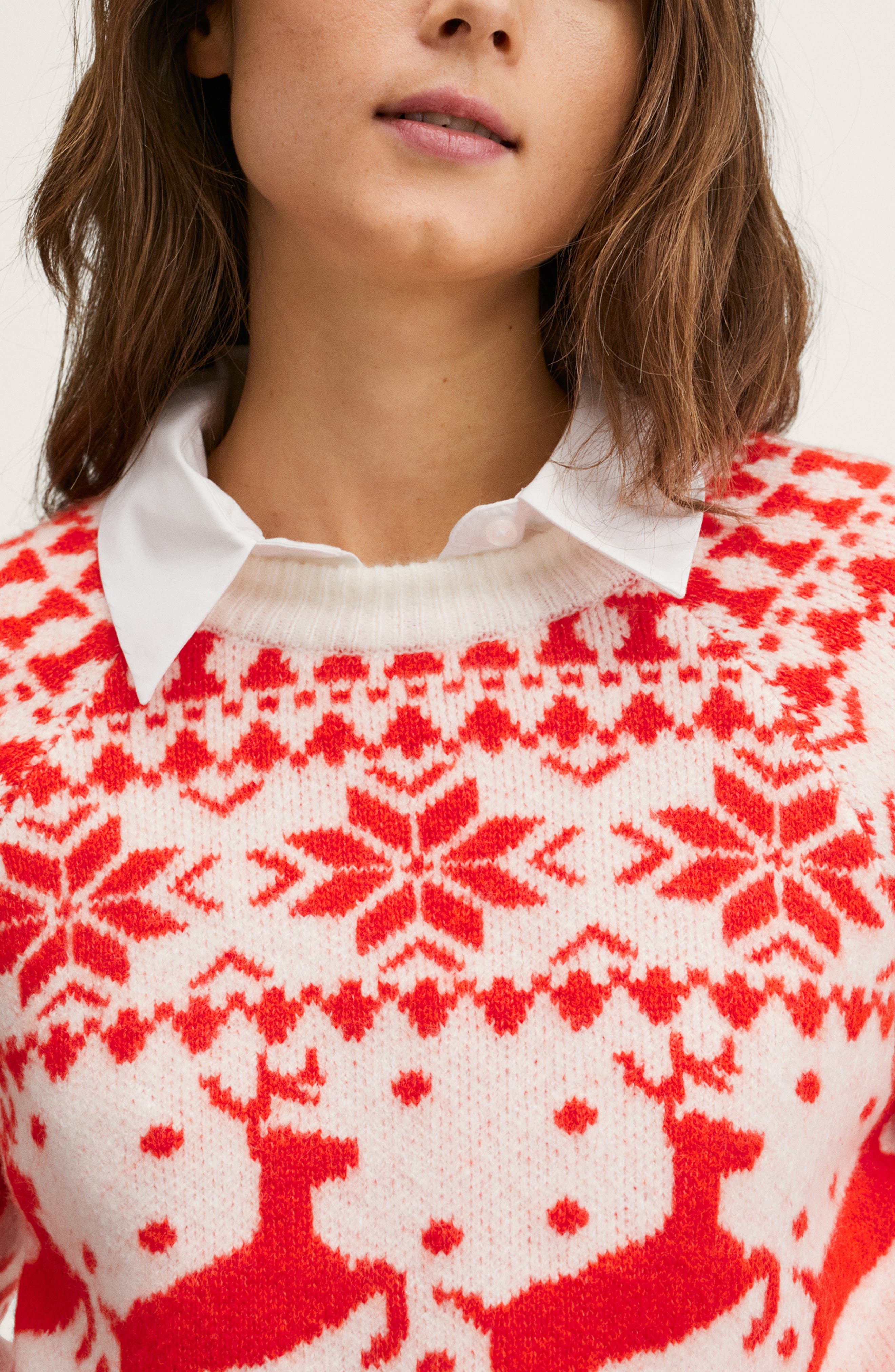 vince camuto fair isle sweater