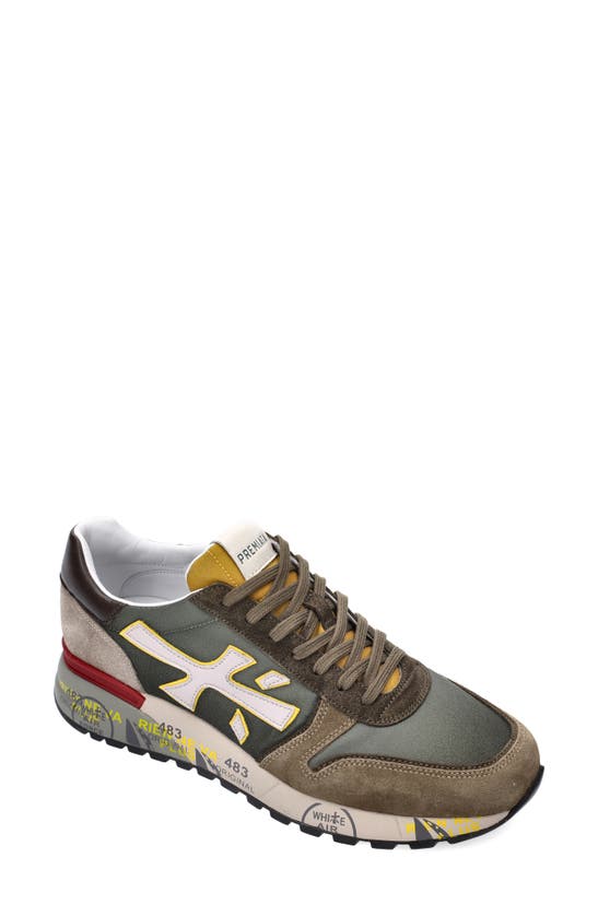 Premiata Mick Sneaker In Olive / Green