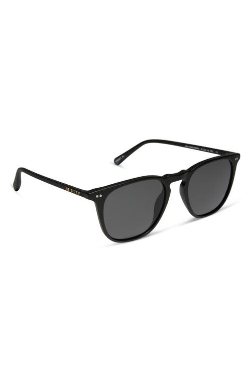 Diff Brody Xl 51mm Square Sunglasses In Matte Black