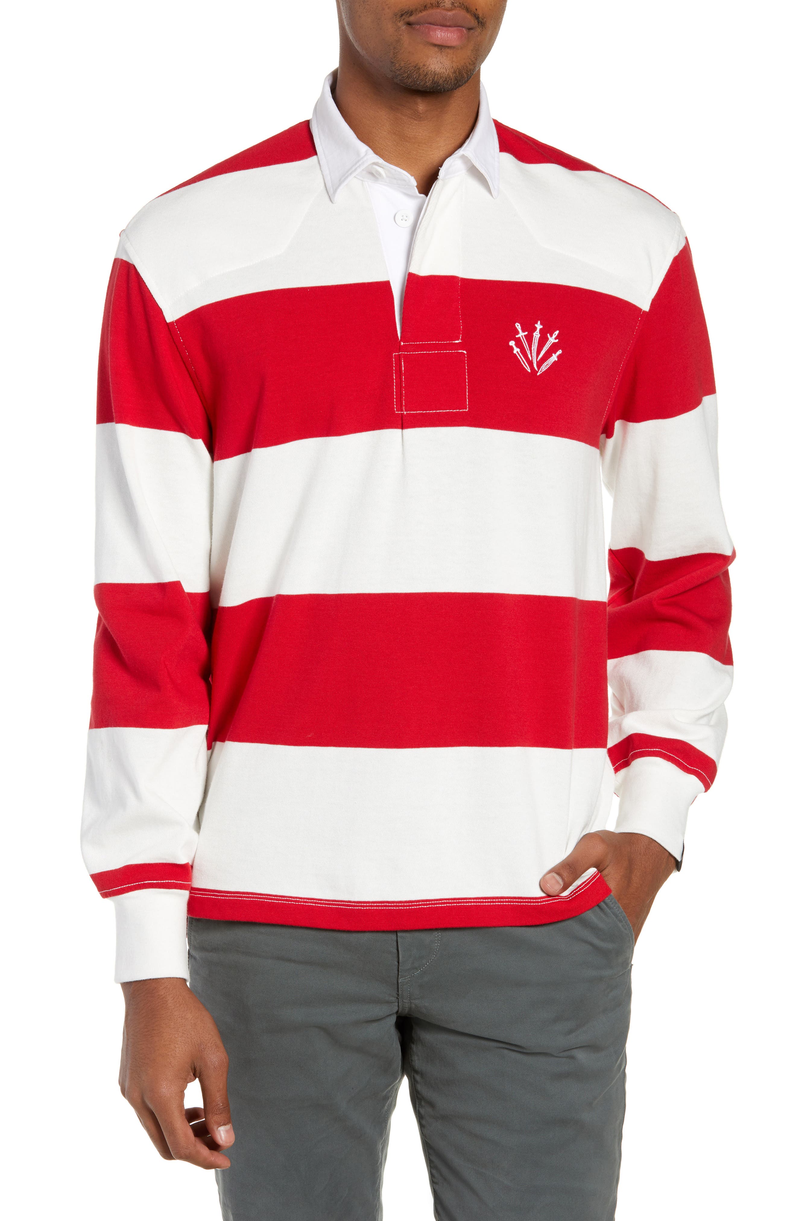 rag and bone rugby shirt