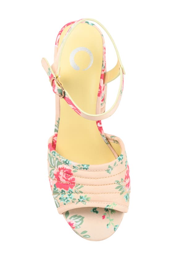 Journee Collection Charmaine Tru Comfort Foam Heeled Sandal In Beige