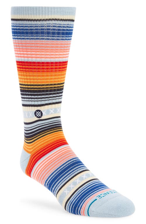 Shop Stance Curren Crew Socks In Ice Blue