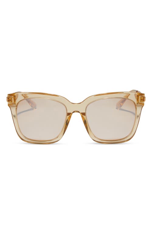 Bella 54mm Gradient Square Sunglasses in Honey Crystal Flash