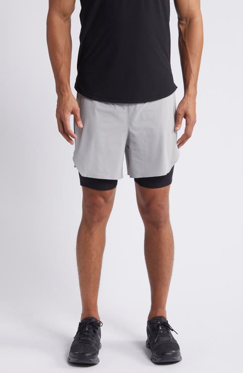 Aerotex Hybrid Liner Shorts in Slate Grey/Black