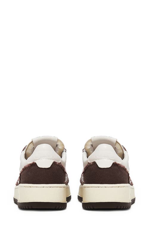 Autry Medalist Low Sneaker In Brown