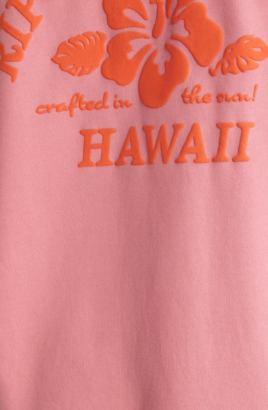 Shop Rip Curl Hibiscus Heat Graphic Hoodie In Pink Hawaii