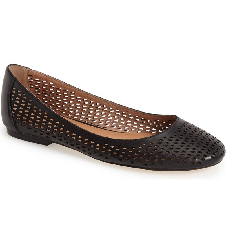 Corso Como 'Flounder' Perforated Leather Ballet Flat (Women) | Nordstrom