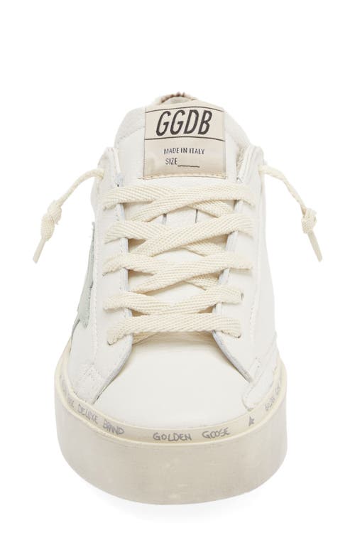 Shop Golden Goose Hi Star Platform Sneaker In White/gray/leopard