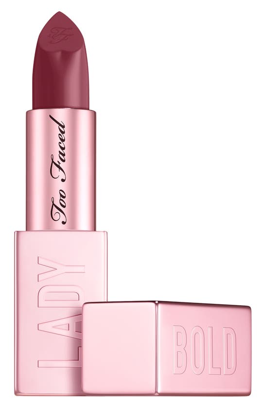 Shop Too Faced Lady Bold Cream Lipstick In Committed