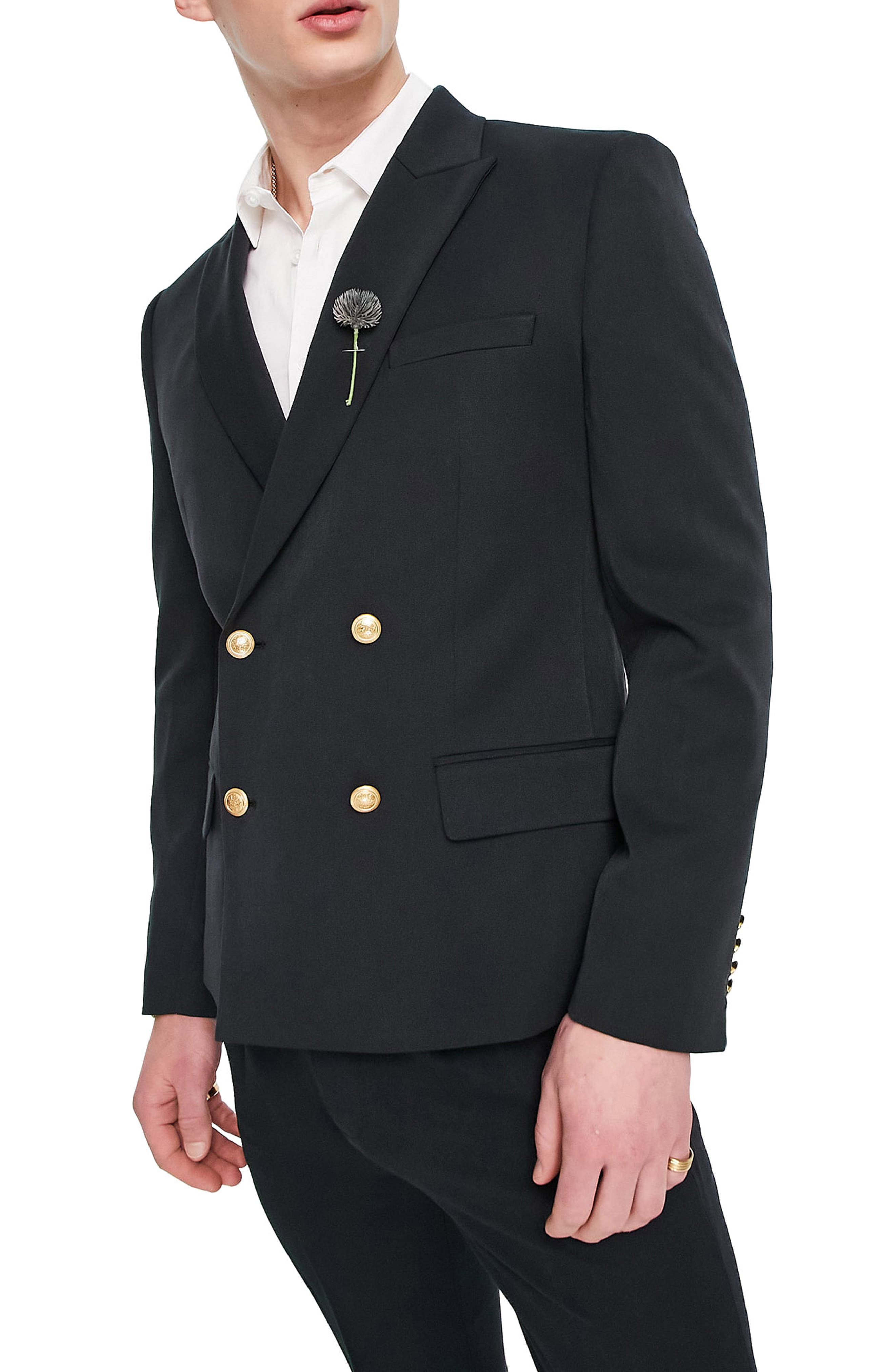 black coat for men