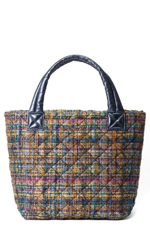 MZ Wallace Mini Metro Deluxe Tote in Gold Multi Tweed 