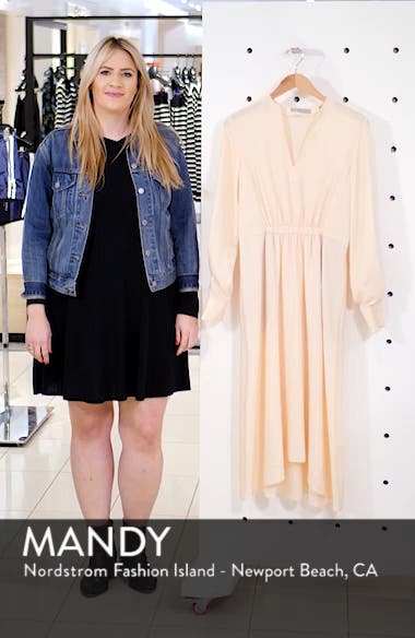 vince poet midi dress