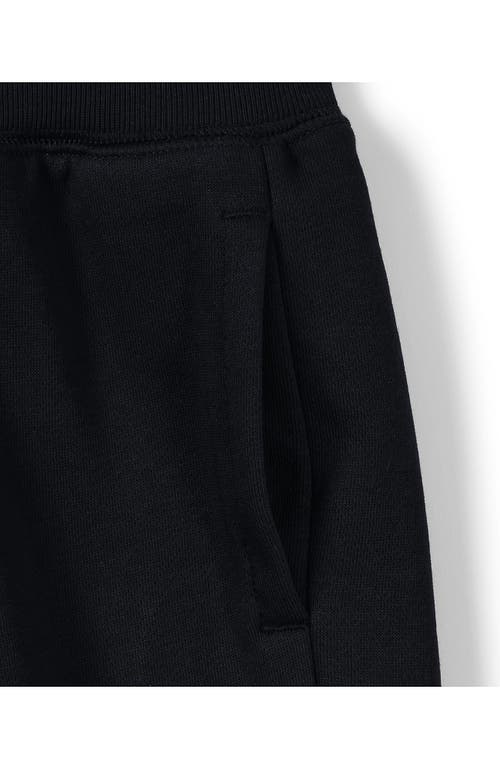 Shop Lands' End School Uniform Kids Jogger Sweatpants In Black