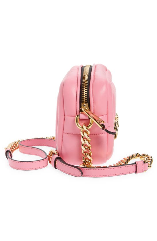 Moschino Inflatable Leather Camera Crossbody Bag In A0206 Fucsia ModeSens
