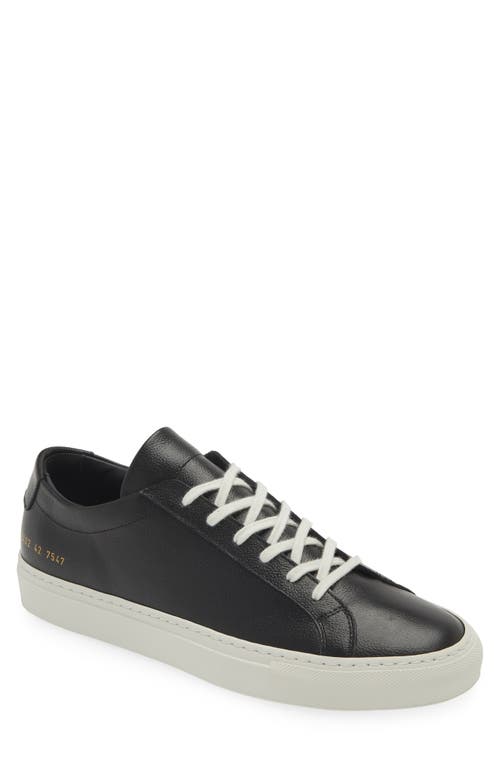 Common Projects Achilles Contrast Sneaker In Black