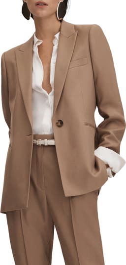reiss brown blazer