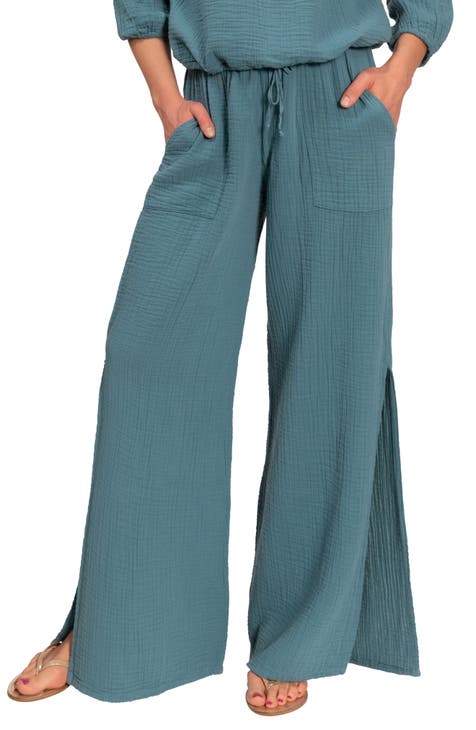 Key Biscayne Gauze Pants  Gauze pants, Soft surroundings pants, Over 60  fashion