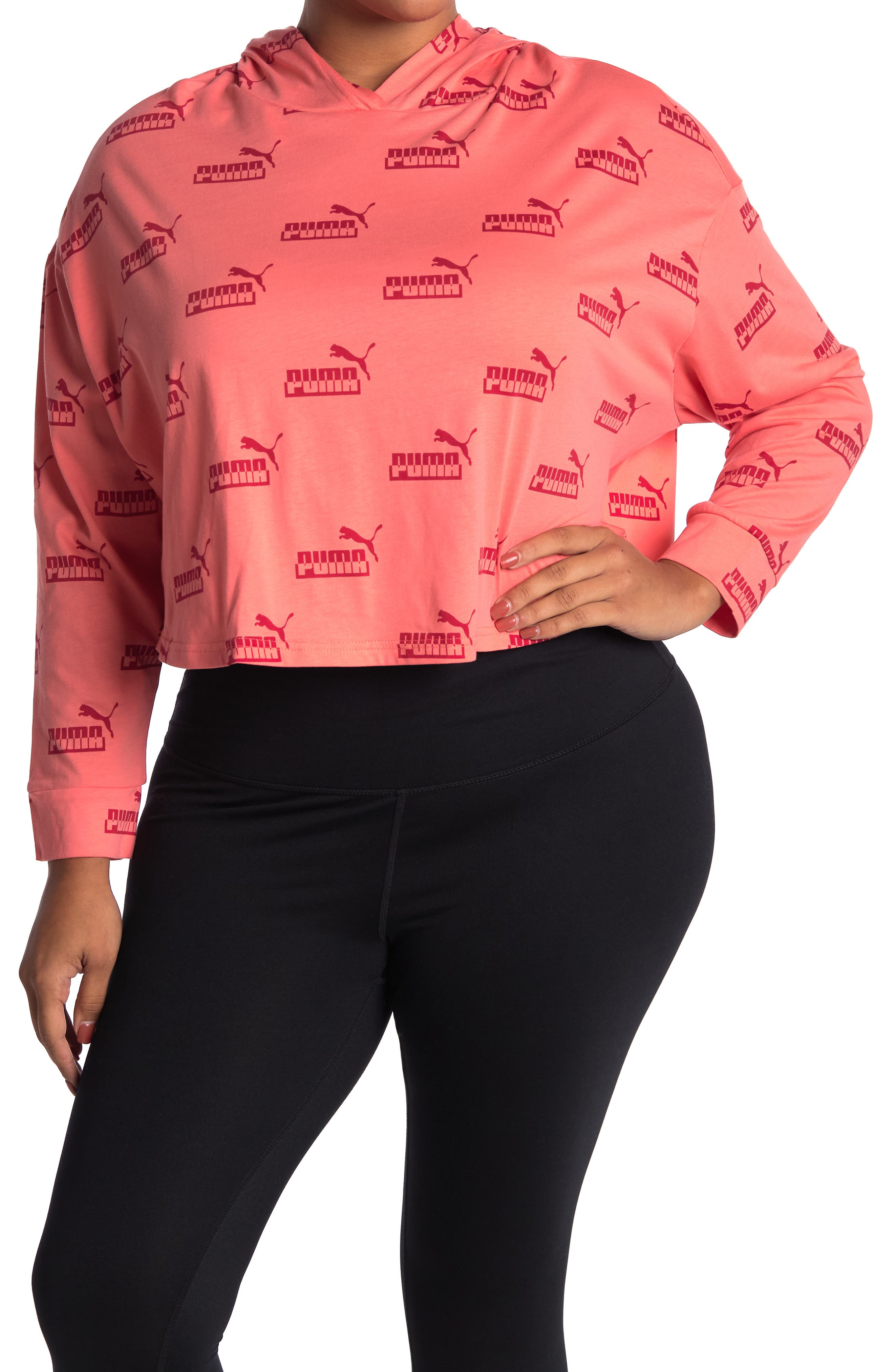 puma peach sweatshirt