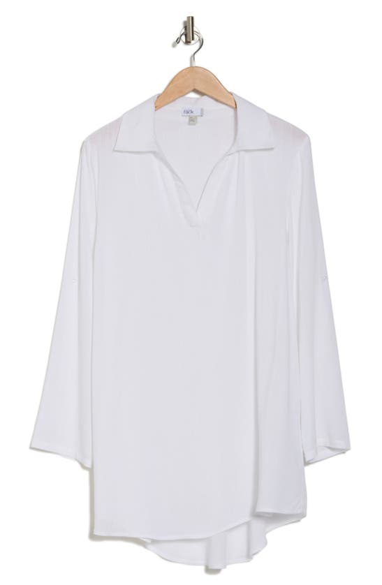 Shop Nordstrom Rack Everyday Flowy Cover-up Tunic In White