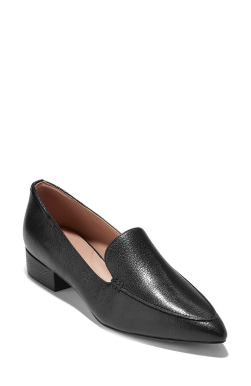 Cole Haan Vivian Pointed Toe Loafer in Black Ltr at Nordstrom, Size 6
