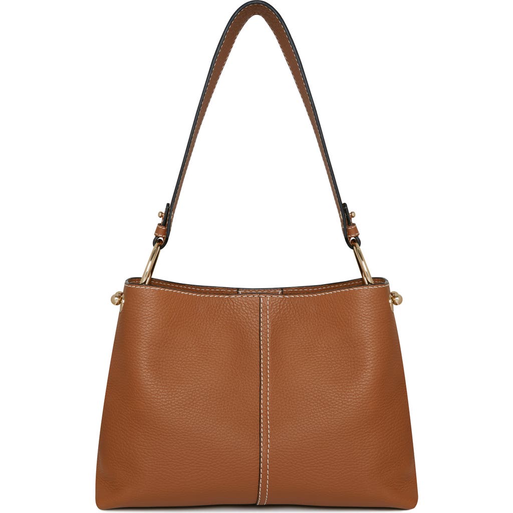 Strathberry Leather Lana Shoulder Bag In Tan