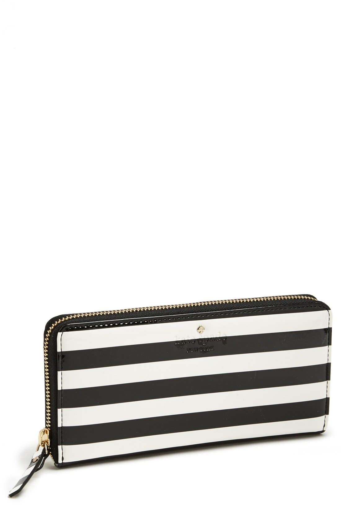 kate spade new york 'harrison street stripe lacey' wallet Nordstrom