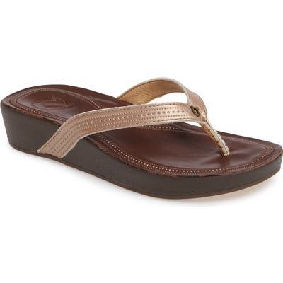Olukai Ola Flip Flop, Brown