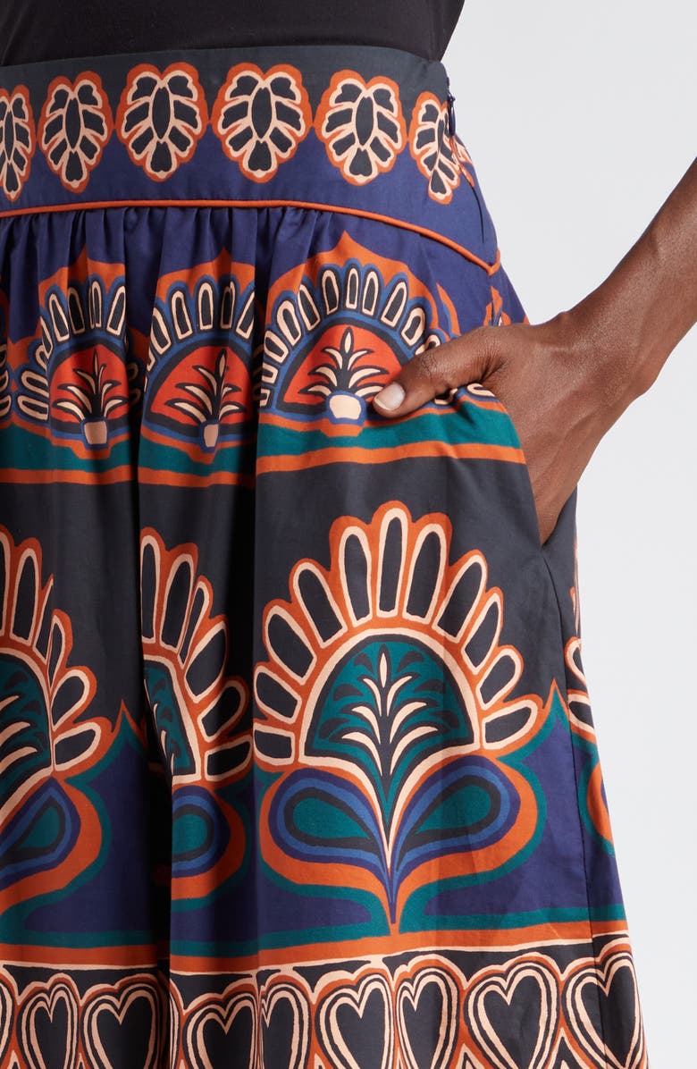 FARM Rio Ainika Tapestry Midi Skirt, Alternate, color, 