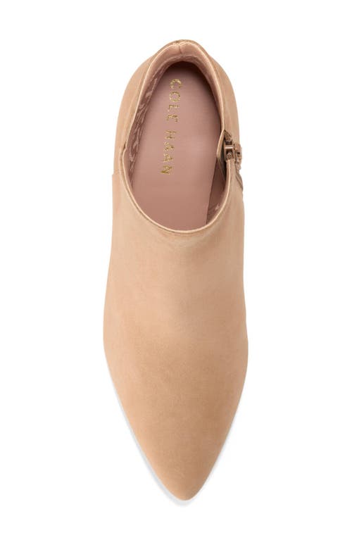 Cole Haan Elyse Bootie In Blush Suede