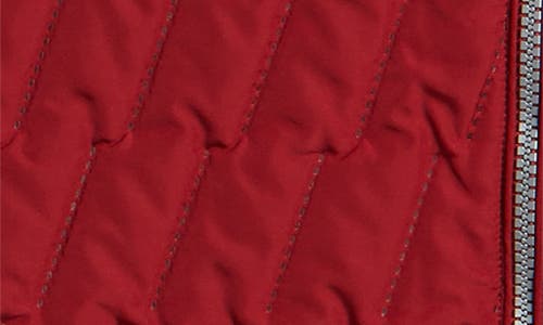 Shop Johnnie-o Belfry Quilted Vest In Cardinal