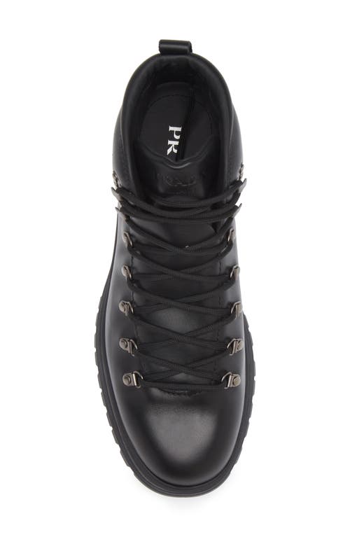 Shop Prada Brixxen Hiking Boot In Nero