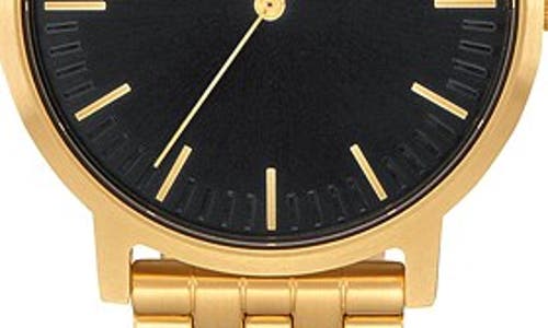 Shop Nixon Porter Bracelet Watch, 40mm In All Gold/black