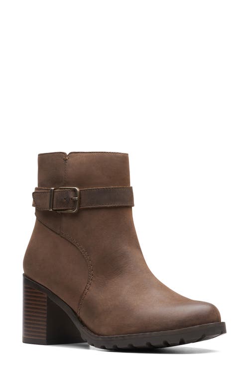Clarks(r) Clarkwell Hall Ankle Boot in Taupe Nubuck