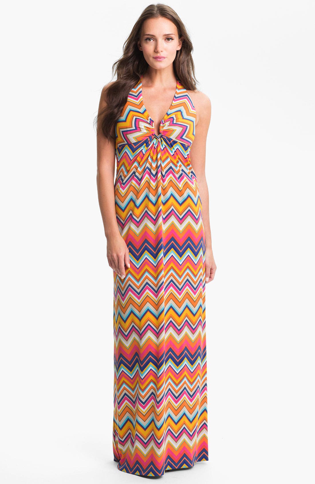 Trina Turk 'Patio' Halter Stripe Maxi Dress Nordstrom